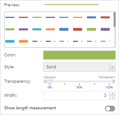 Line symbol editor